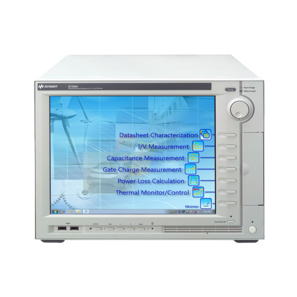 Keysight 用于電路設(shè)計的 B1506A 功率器件分析儀/曲線追蹤儀